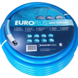 Locsolótömlő 3/4" 25m csavarodásmentes Europlus Blue