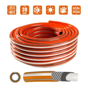 Locsolótömlő 1/2" 20m csavarodásmentes Profi Wtools