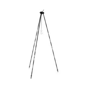 Bográcsállvány 1.2 méteres 8 mm vastag fekete